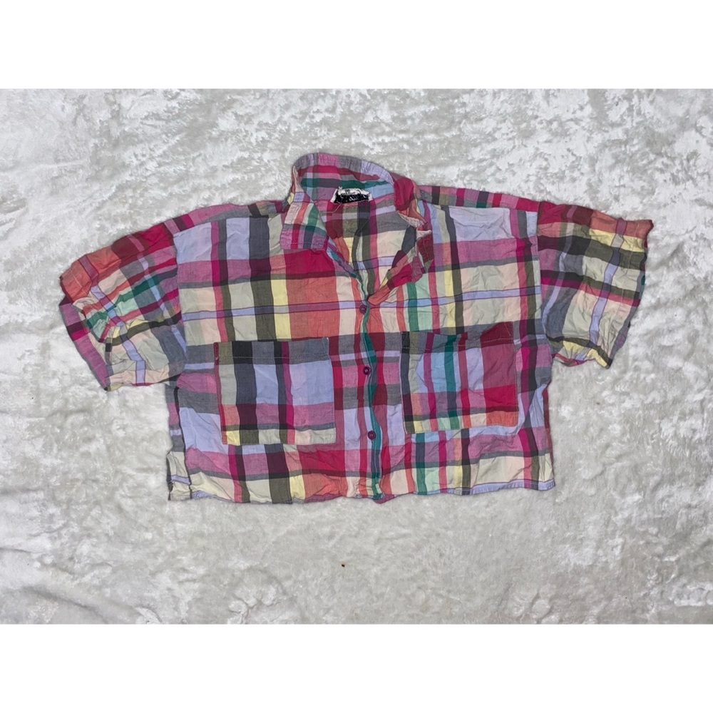 Vintage Cropped button up